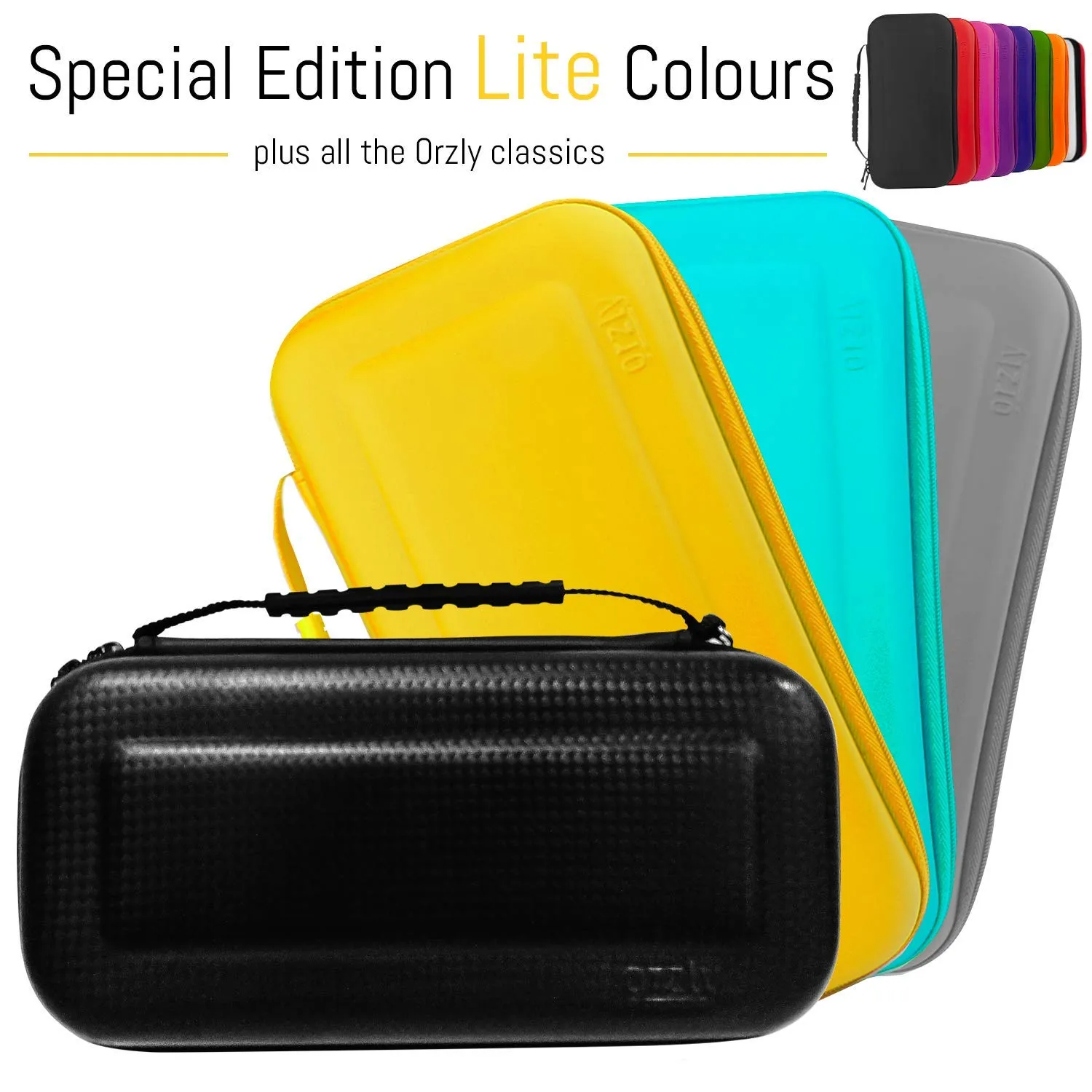Orzly Custodia da Viaggio per Nintendo Switch Lite - Rosa - immagine 8