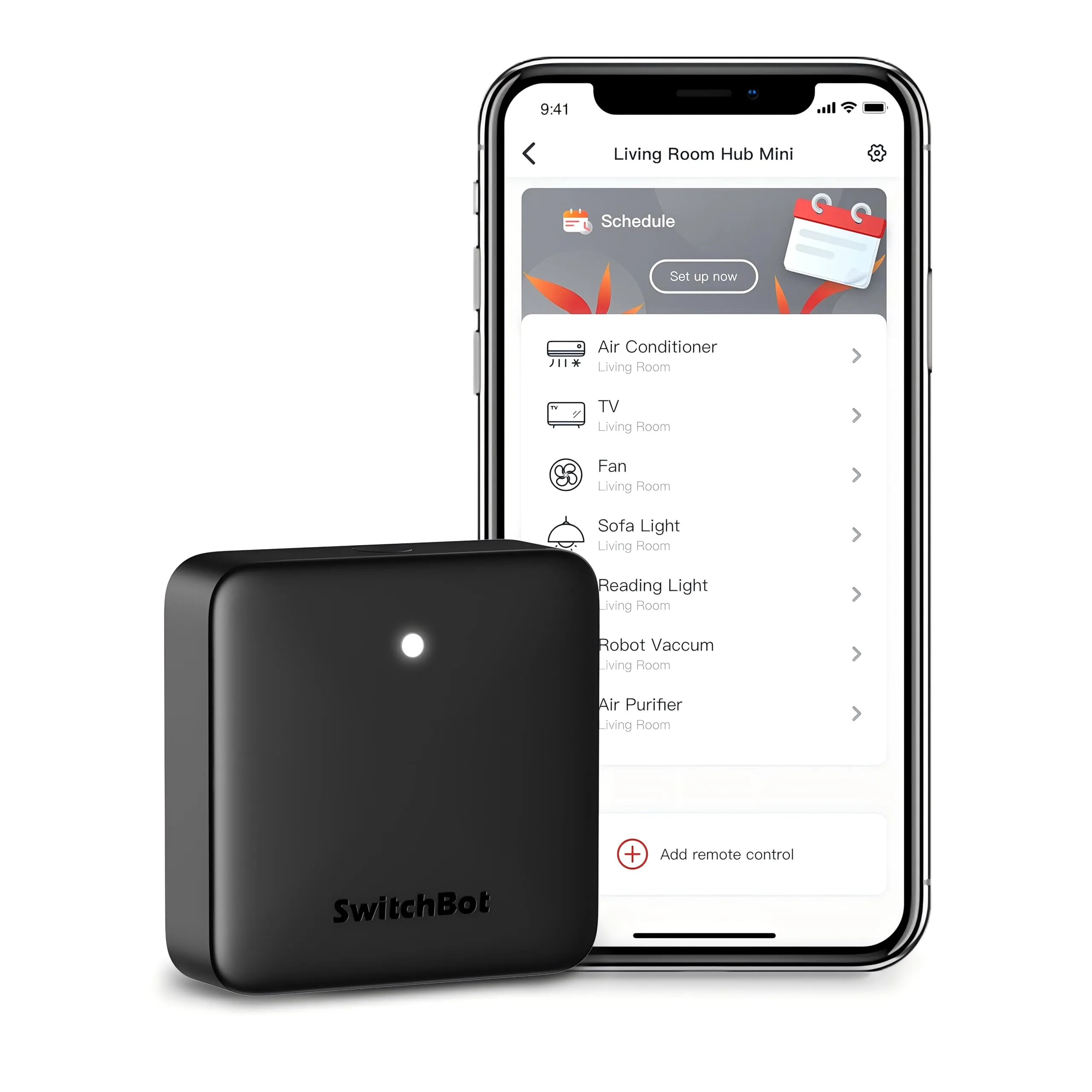 SwitchBot Hub Mini Telecomando Intelligente IR Wi-Fi Nero - immagine 1