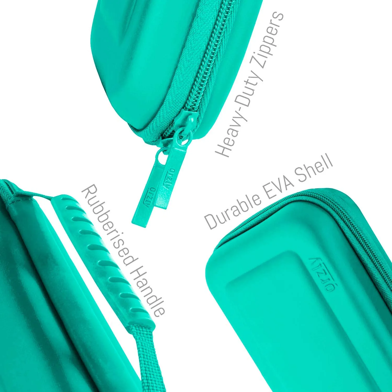 Orzly Custodia Rigida per Nintendo Switch Lite - Blu Turchese - immagine 5
