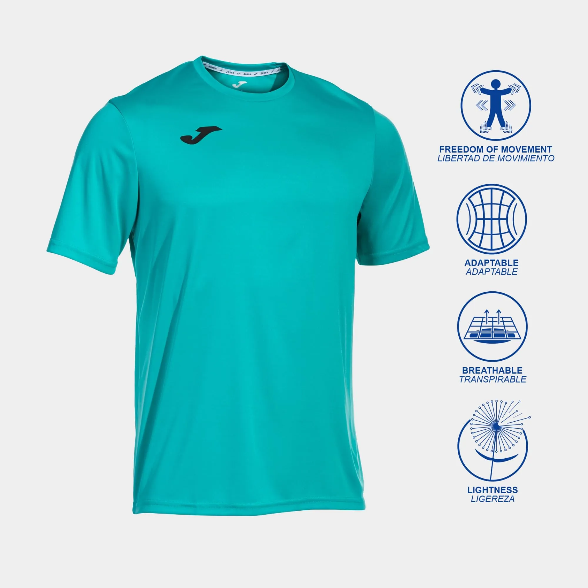 Joma T-Shirt Sportiva da Uomo Combi - immagine 2