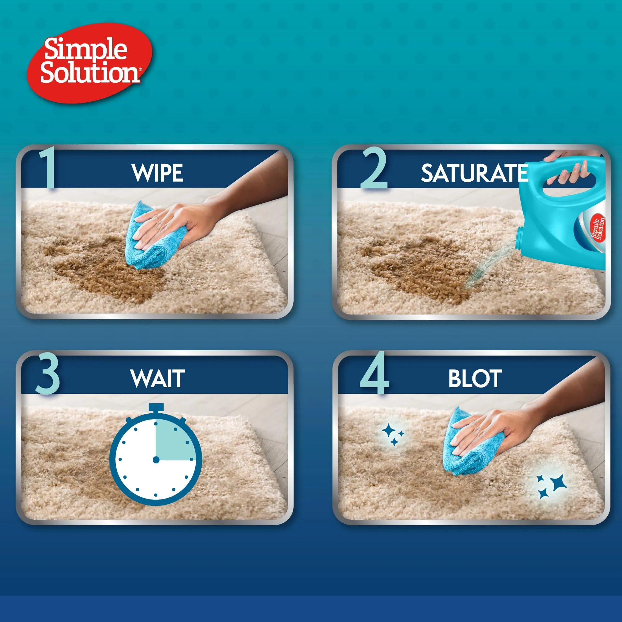 Simple Solution Smacchiatore e Odori per Gatti Detergente Enzimatico 4 Litri - immagine 6