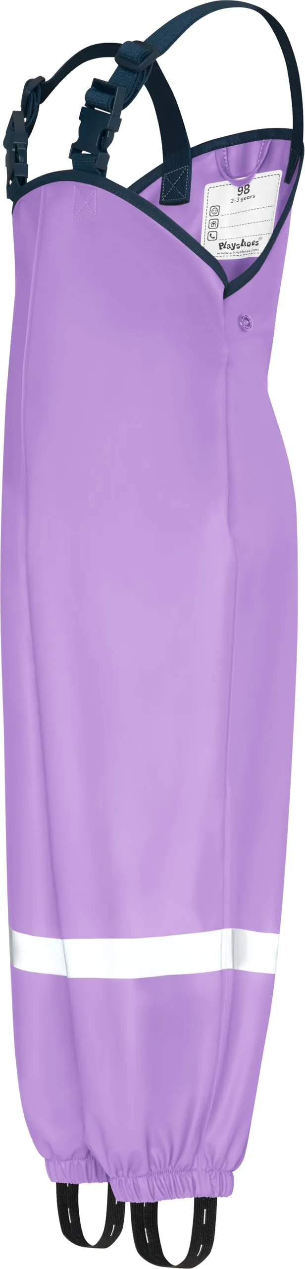 Playshoes Salopette Antipioggia Sfoderata Unisex per Bambini, Lilla, 80 - immagine 2