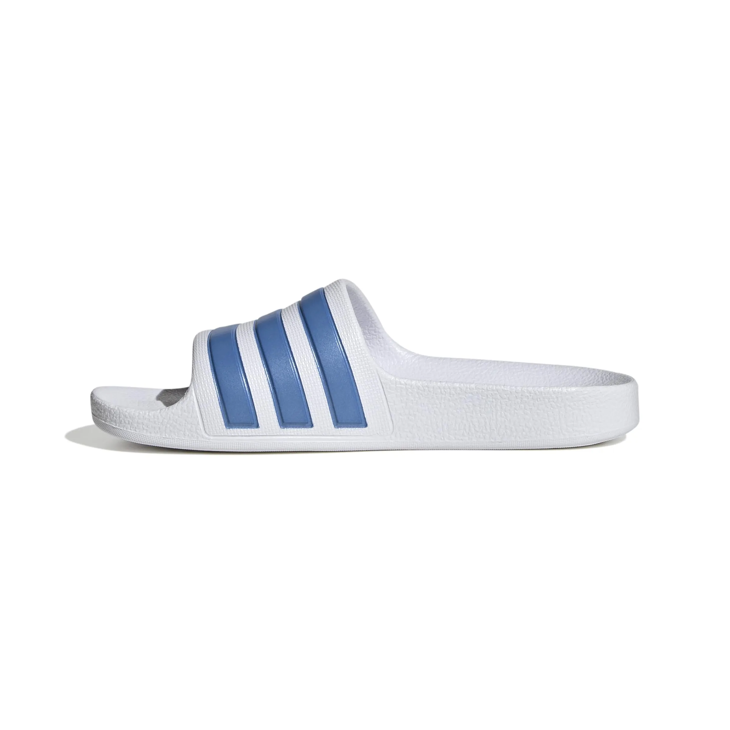 adidas Adilette Aqua Slides Kids - Cloud White/Blue Fusion Met/Cloud White, 32 EU - immagine 2