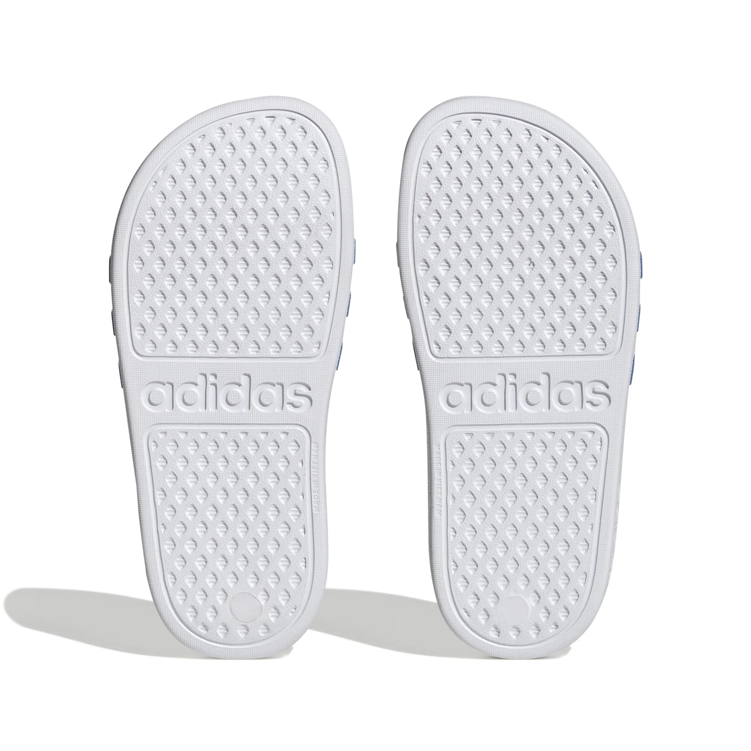 adidas Adilette Aqua Slides Kids - Cloud White/Blue Fusion Met/Cloud White, 32 EU - immagine 5