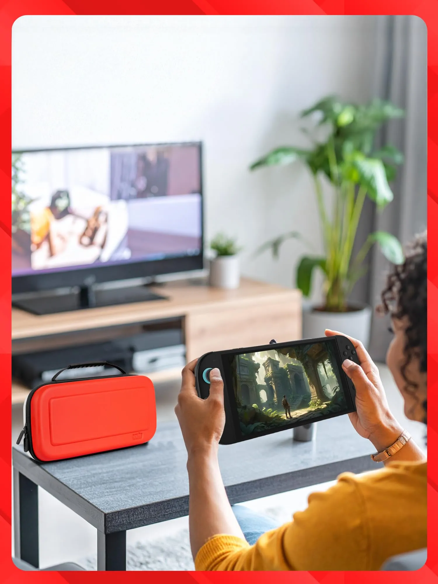 Orzly Custodia Protettiva da Viaggio per Nintendo Switch 2 con Pad per lo Schermo e Slot per Schede di Gioco e MicroSD - immagine 8