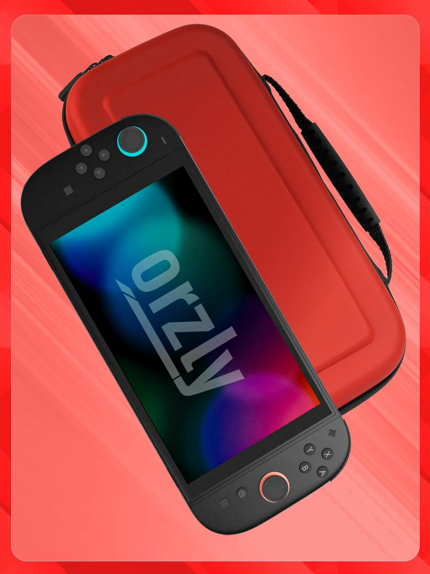 Orzly Custodia Protettiva da Viaggio per Nintendo Switch 2 con Pad per lo Schermo e Slot per Schede di Gioco e MicroSD - immagine 9