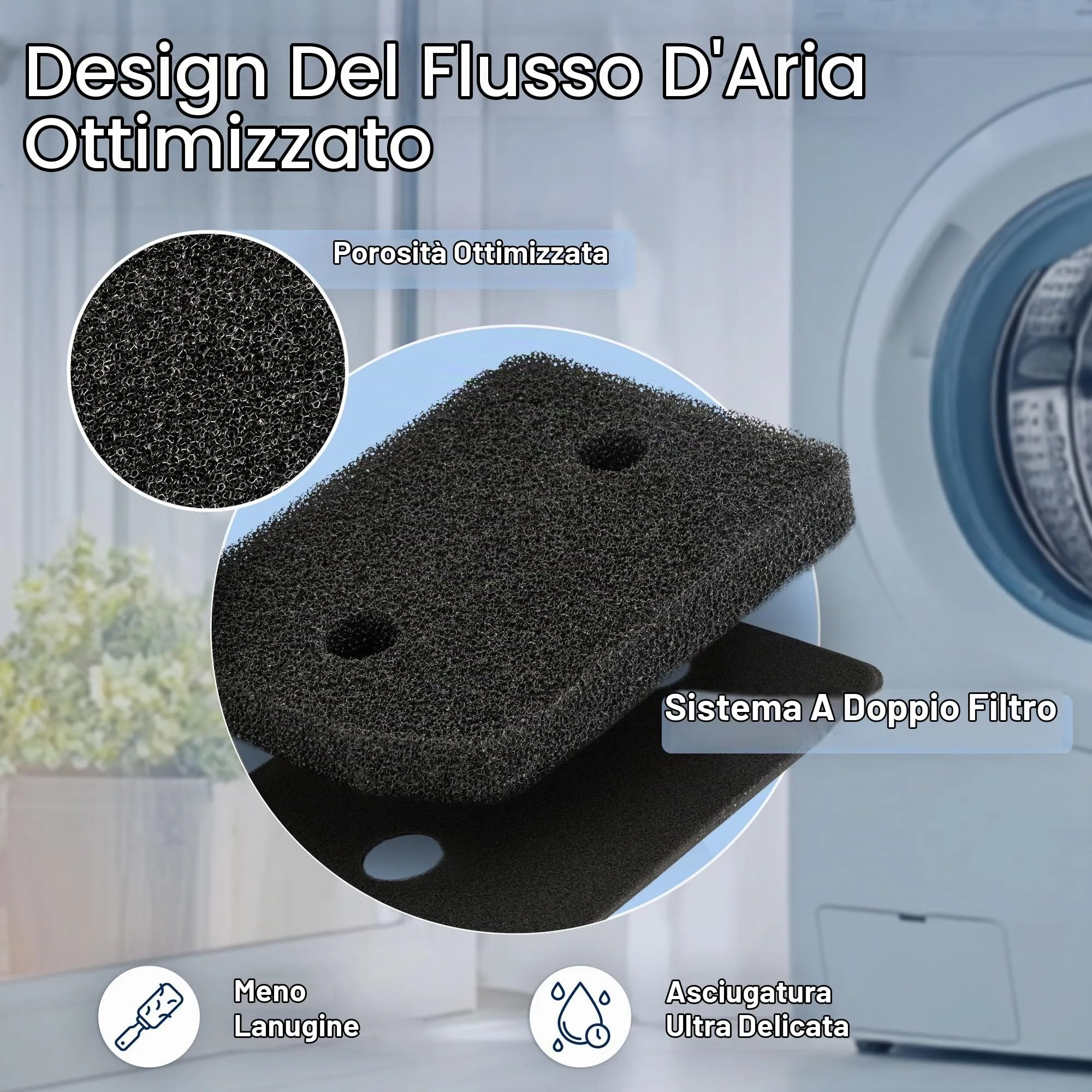 1E Filtro per asciugatrice Miele T1, sostituisce 9164761 - immagine 4