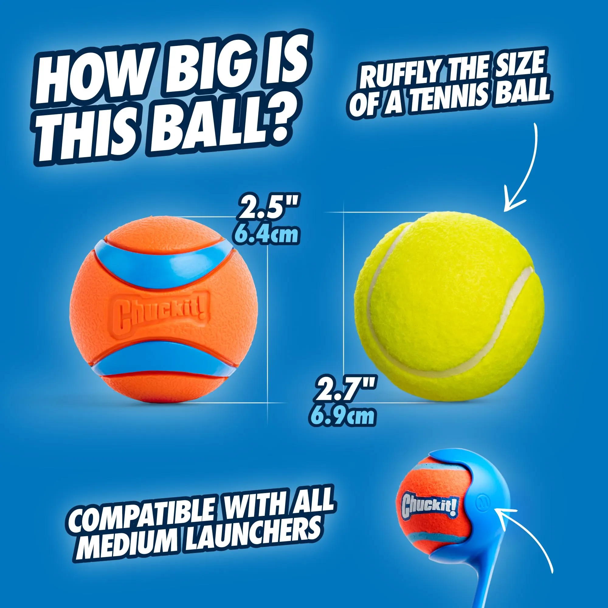 Chuckit Cane Ultra Ball, M - immagine 3