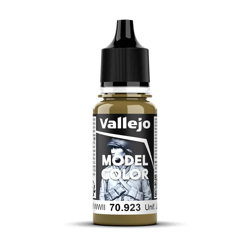 Vallejo 70.923 Acrylic Matte Color, Brown (Japanese Uniform World War II), 17 ml - immagine 1