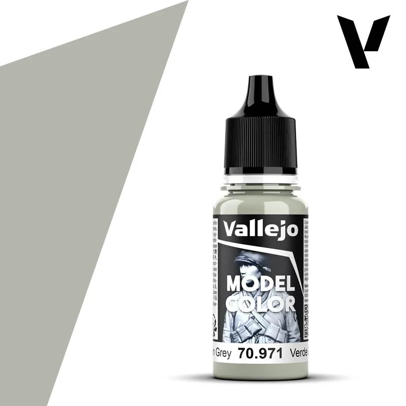 Vallejo 70.971 Acrylic Matte Color, Grey Green, 17 ml - immagine 4