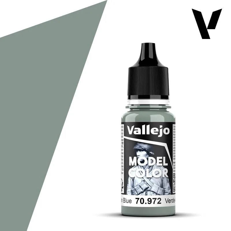 Vallejo 70.972 Model Color Acrylic Paint, Light Green Blue, 17 ml - immagine 2