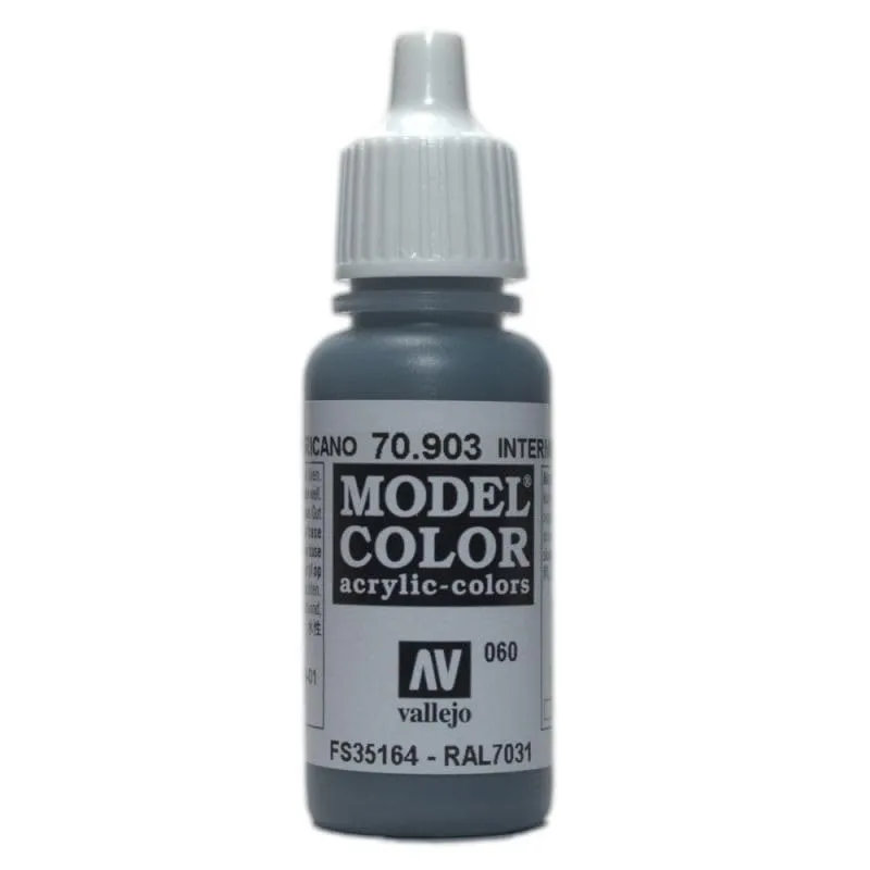 Vallejo 70.903 Colore Acrilico Opaco, Intermediate Blue, 17 ml - immagine 2