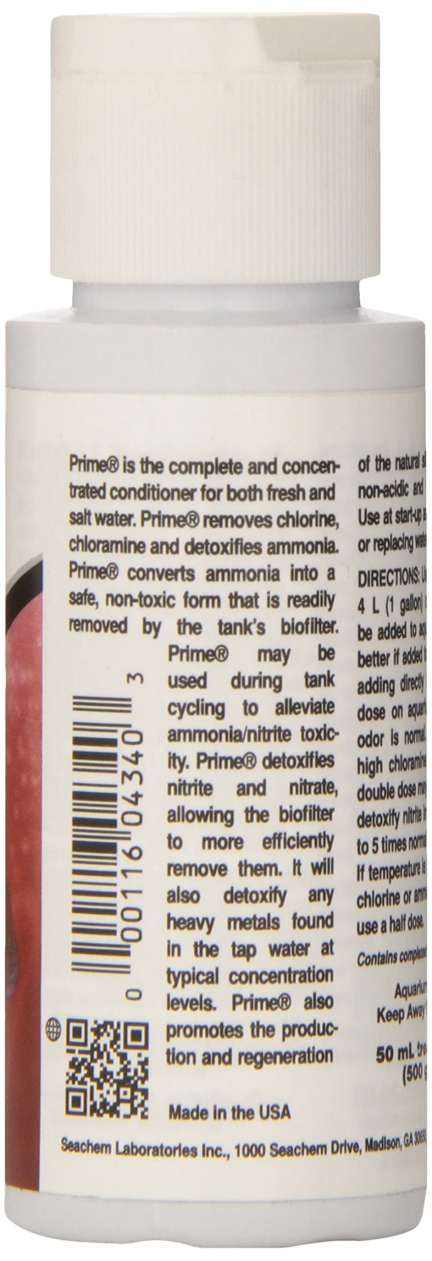 Seachem Prime Biocondizionatore per Acqua Dolce e Marina, 50 ml - immagine 3