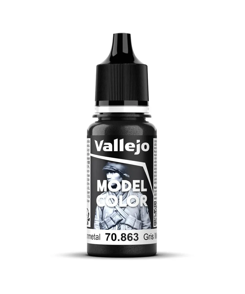 Vallejo Model Color Gunmetal Grey 17 ml - immagine 1