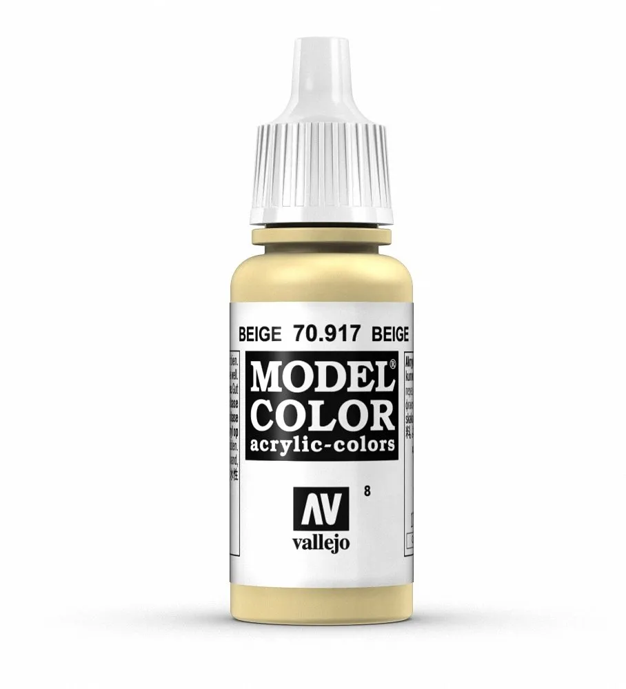 Vallejo 70.917 Acrylic Matte Color, Beige, 17 ml - immagine 1