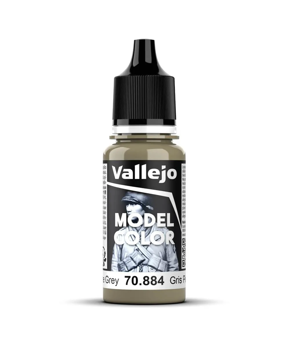 Vallejo Model Color Acrylic Paint, Stone Grey, Matt Finish, 18 ml - immagine 1