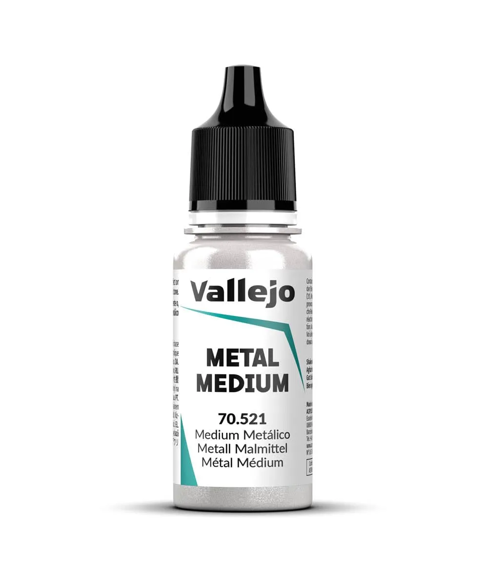 Vallejo Model Color Acrylic Paint, 17 ml, Bianco (Metallo Medio) - immagine 1