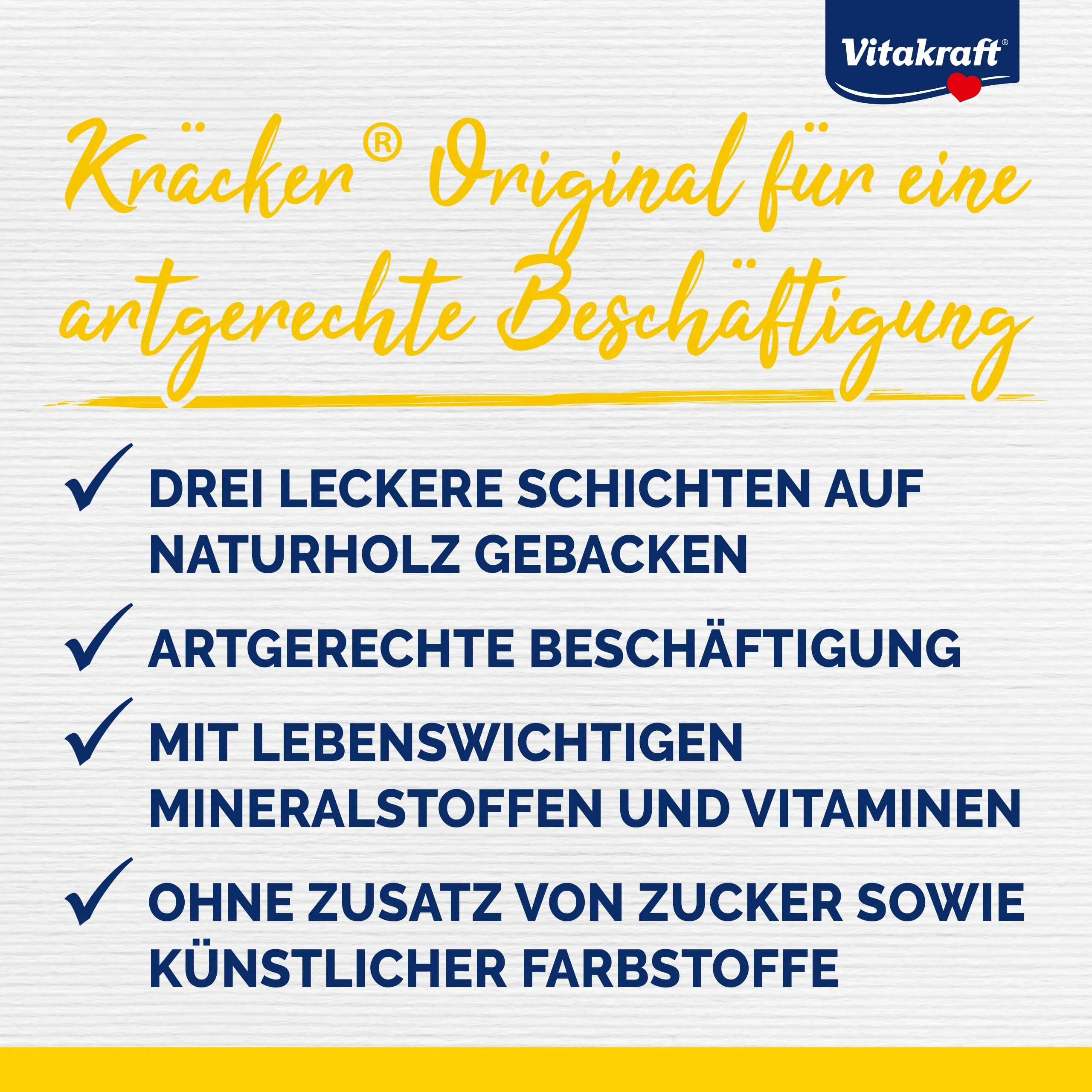 Vitakraft Kräcker Mix per Pappagallini Ondulati, Bastoncini da Masticare con Erbe Aromatiche, Peperone, Kiwi, Limone, Banana e Sesamo, Senza Zuccheri Aggiunti, 90g - immagine 2