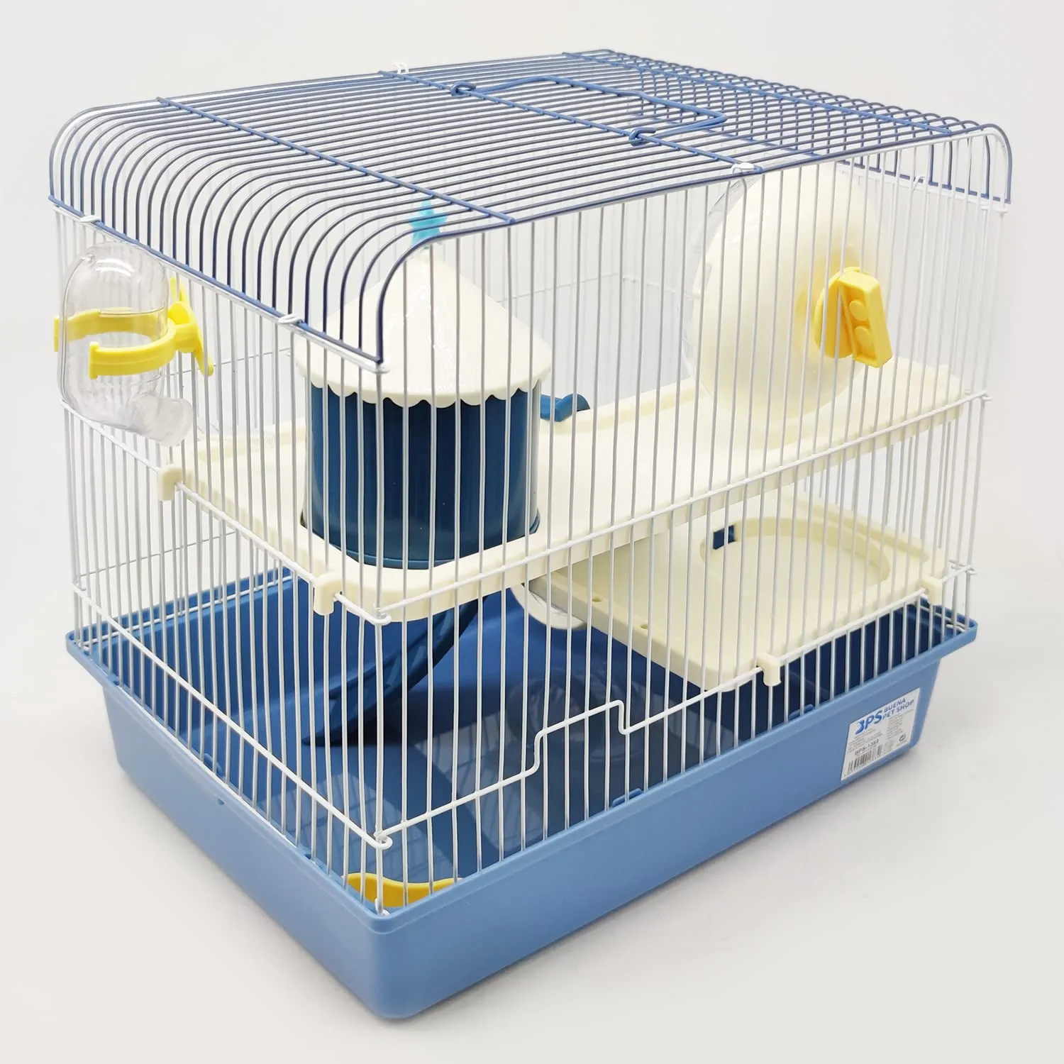 BPS Gabbia per Criceto con Mangiatoia, Abbeveratoio, Ruota e Tunnel, BPS-1383 - immagine 3