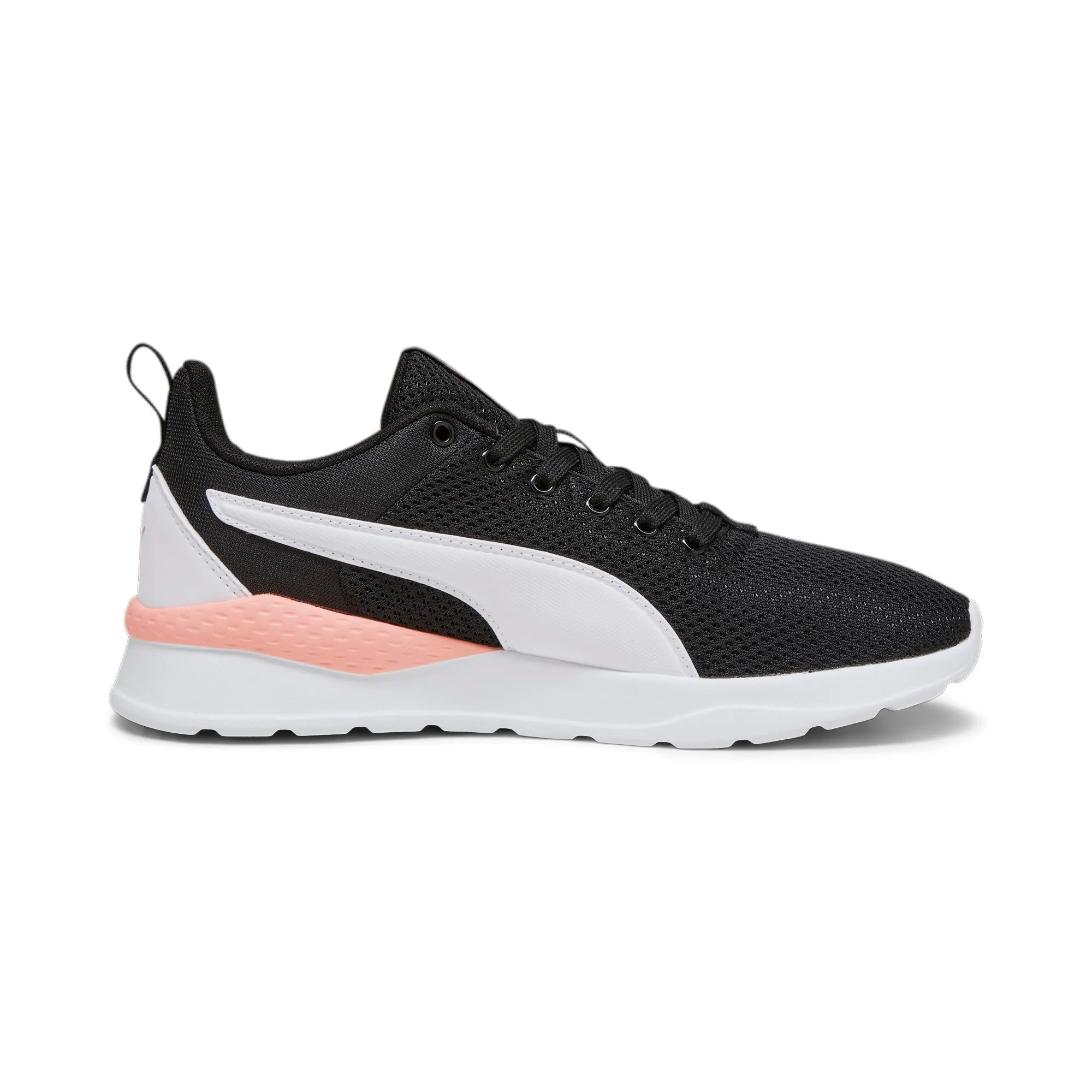 PUMA Anzarun Lite Unisex Sneakers - Puma Black Puma White Peach Smoothie, 39 EU - immagine 5