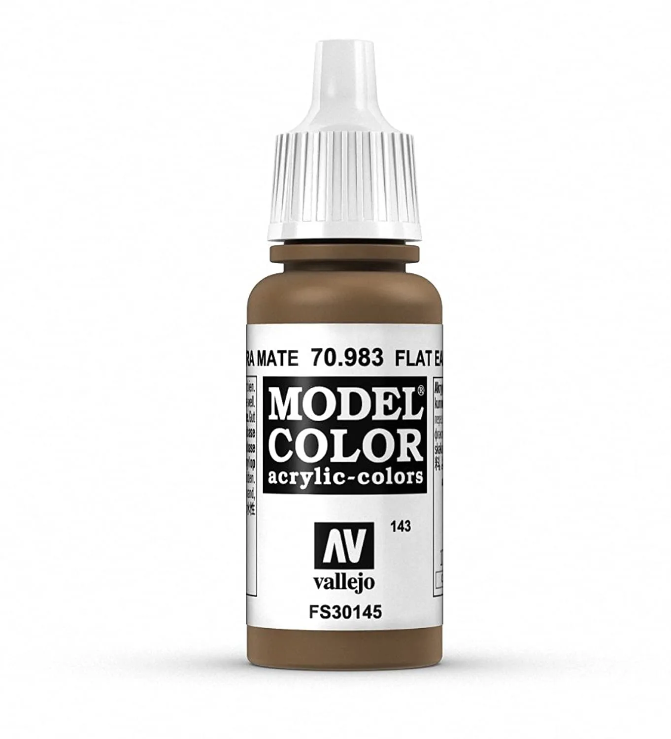 Vallejo 70.983 Flat Earth Matt Acrylic Color, 17 ml - immagine 1