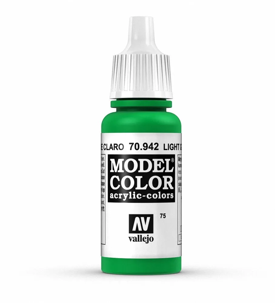 Vallejo Model Color Verde Chiaro 17 ml, Pittura Acrilica Opaca, 942 - immagine 1