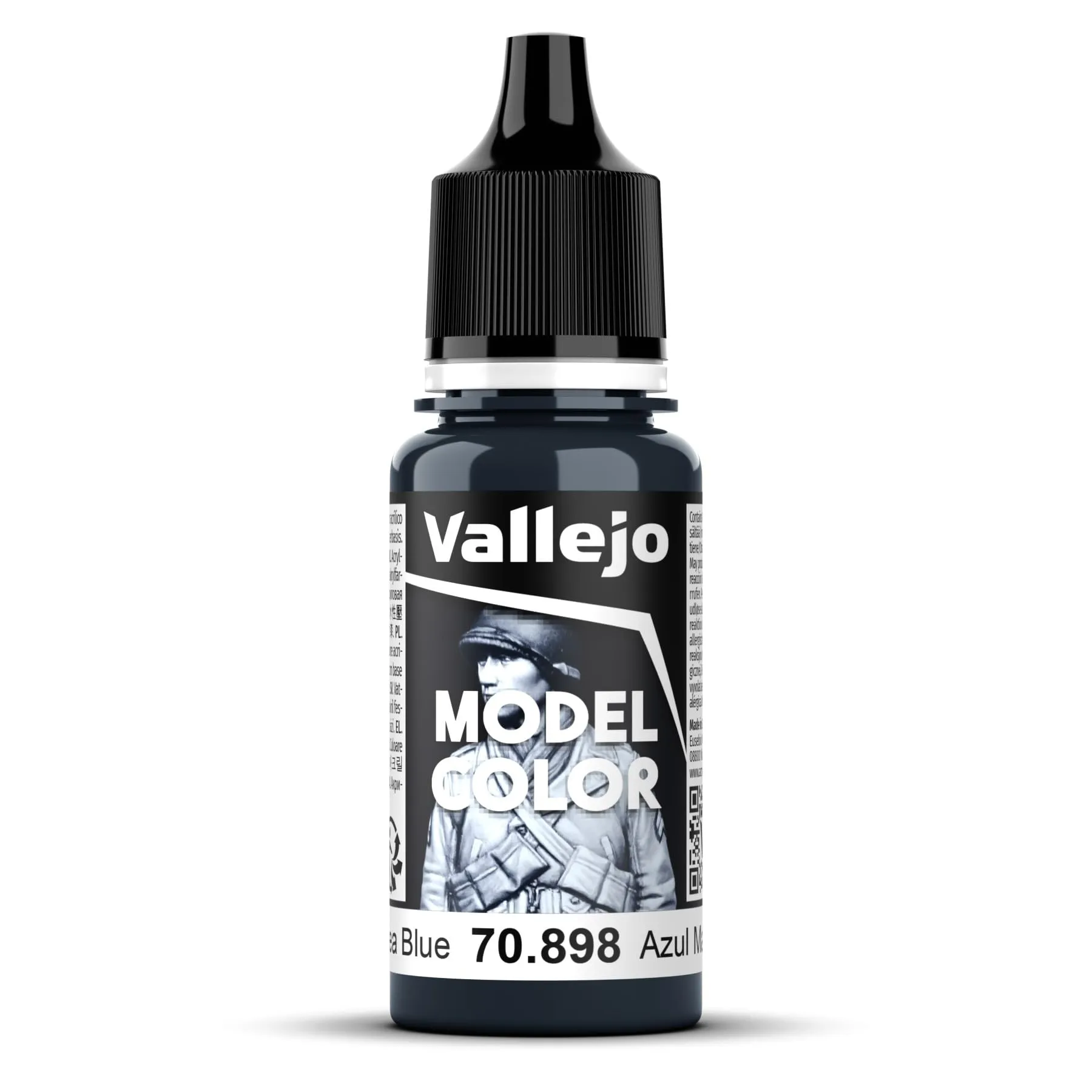 Vallejo Acrylic Model Color - Dark Sea Blue - 898 (17 ml) - immagine 5