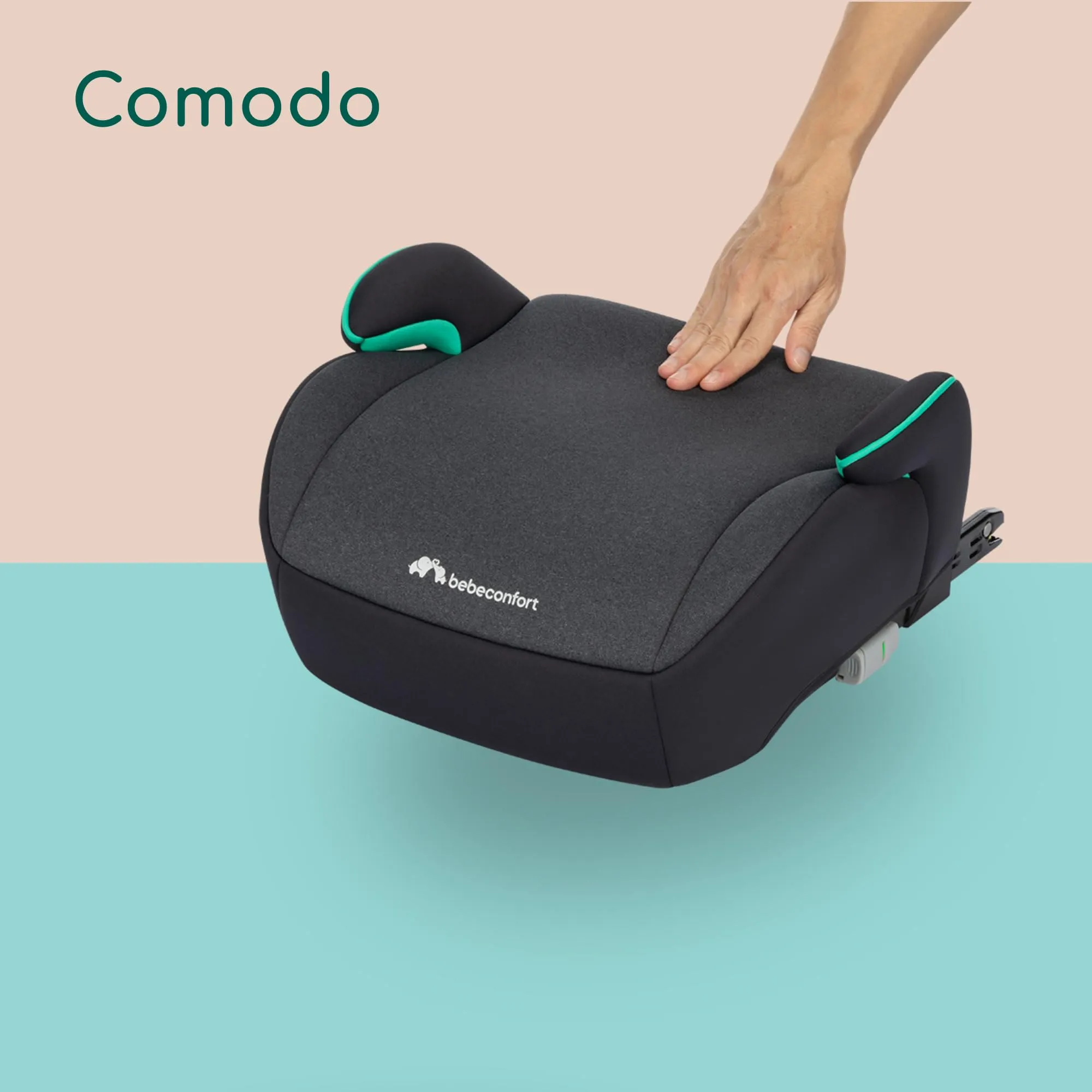 Bebeconfort Manga i-Fix Rialzo Auto Isofix Gruppo 3, 128-150 cm, 22-36 kg, Tinted Black - immagine 5