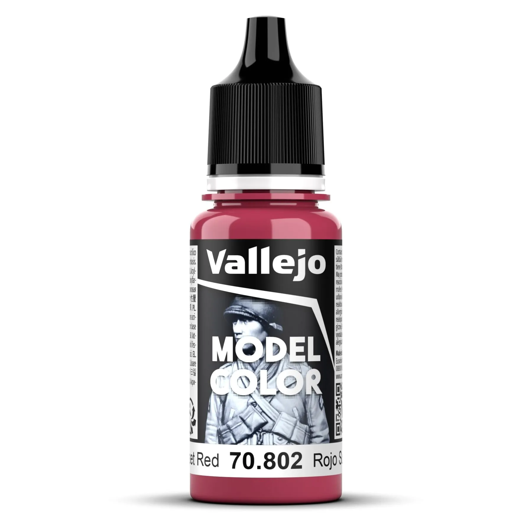 Vallejo 70.802 Model Color Acrylic Paint, Sunset Red, 17 ml - immagine 2