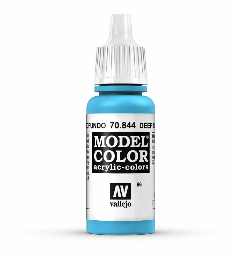 Vallejo 70.844 Model Color Acrylic Paint, Deep Sky Blue, 17 ml - immagine 1