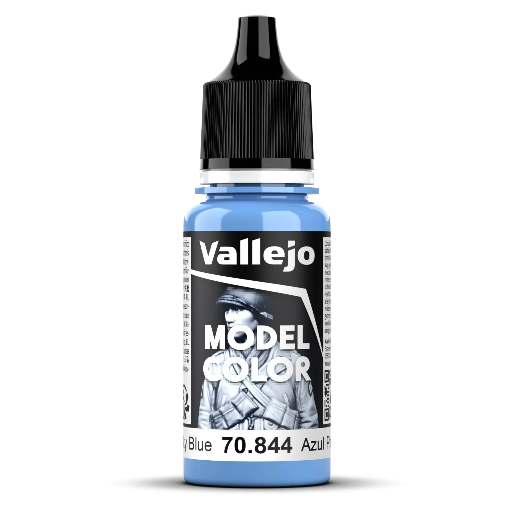 Vallejo 70.844 Model Color Acrylic Paint, Deep Sky Blue, 17 ml - immagine 2