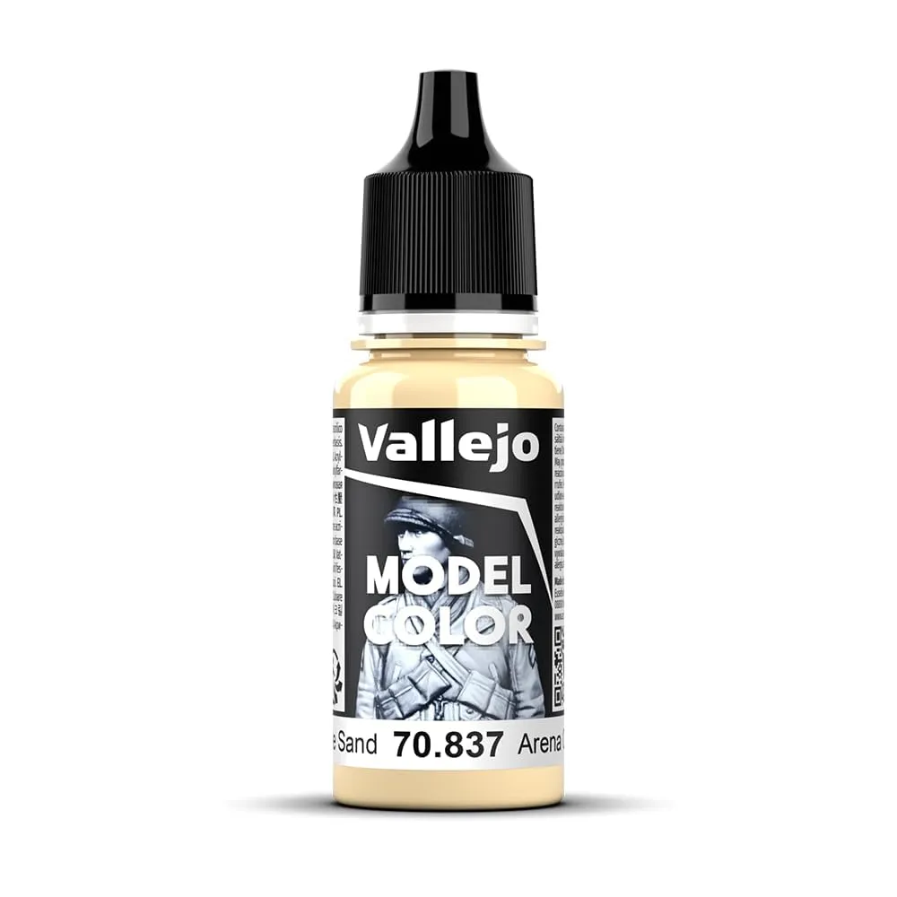 Vallejo 70.837 Acrylic Matte Color, Beige (Pale Sand), 17 ml - immagine 1