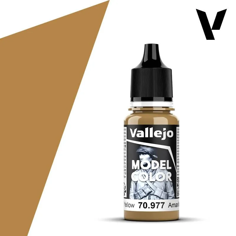 Vallejo 70.977 Acrylic Model Color, Desert Yellow, 17 ml - immagine 2