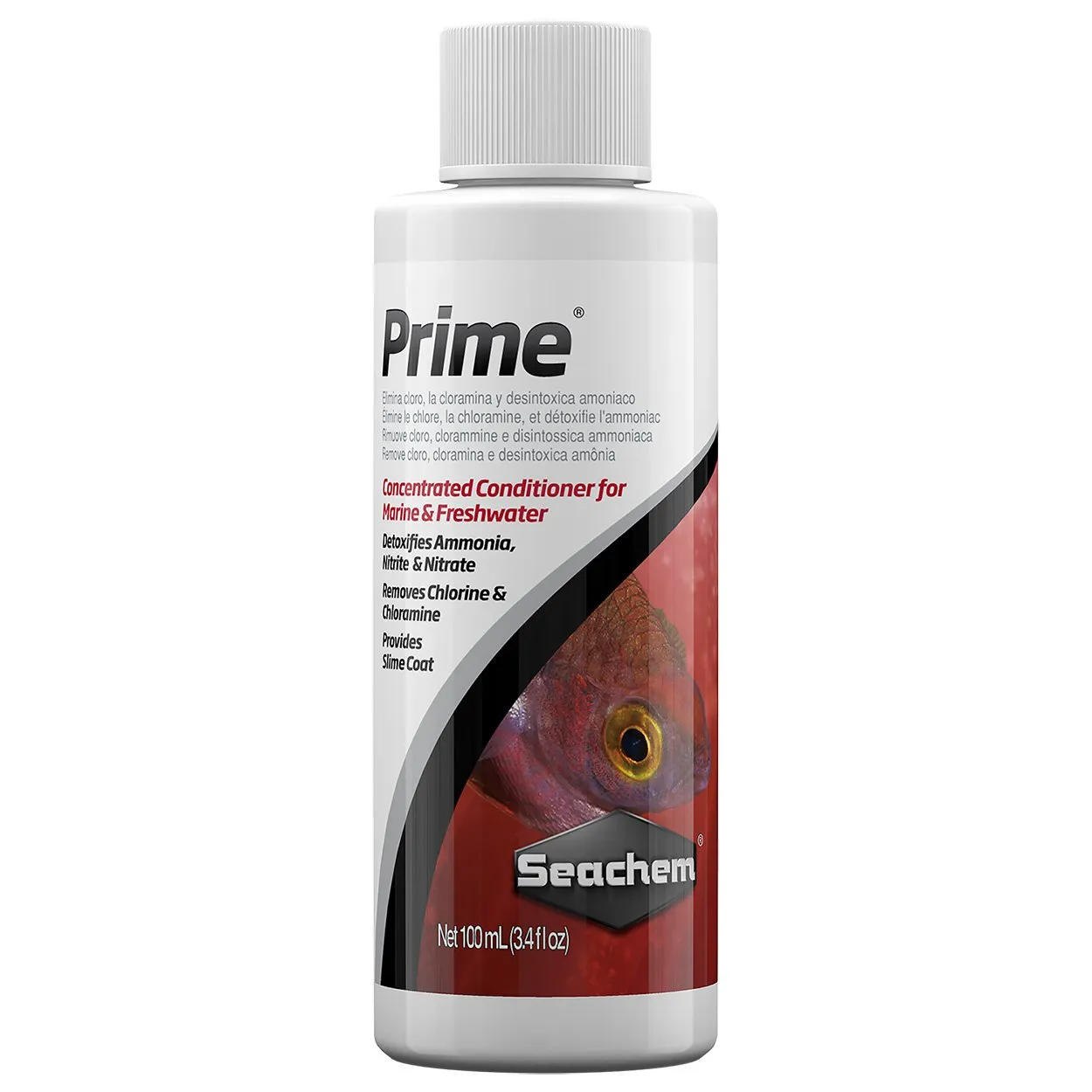 Seachem Prime Biocondizionatore per Acqua Dolce e Marina, 100 ml - immagine 1