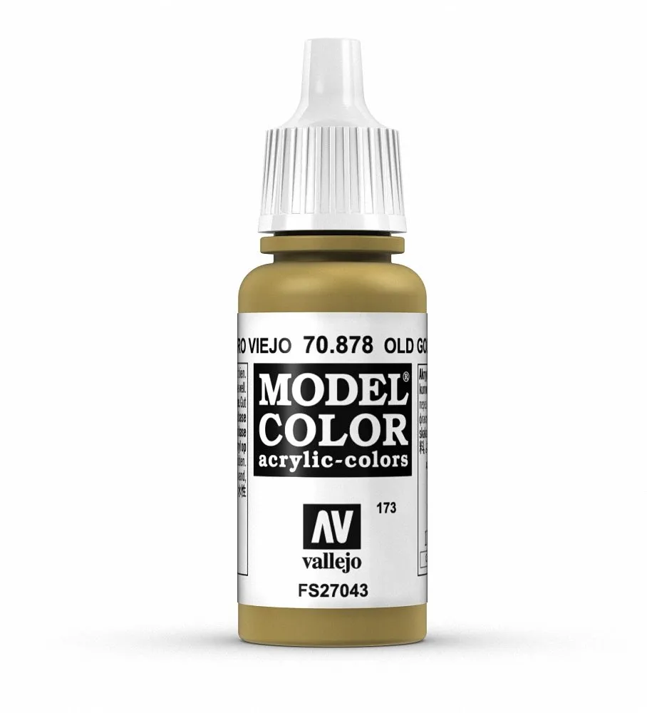 Vallejo 70.878 Acrylic Model Color, Metallic Old Gold, 17 ml - immagine 1