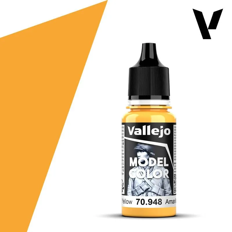 Vallejo 70.948 Colore Acrilico Opaco Giallo (Golden Yellow), 17 ml - immagine 2