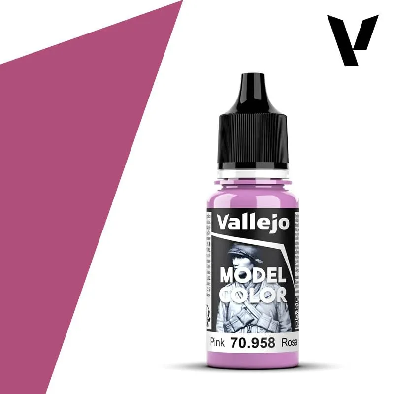 Vallejo 70.958 Acrylic Opaque Color, Pink, 17 ml - immagine 2