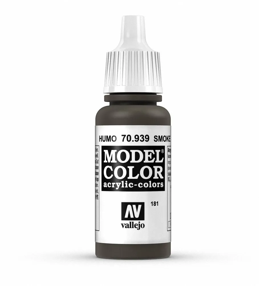 Vallejo 70.939 Acrylic Model Color, Smoke Grey, 17 ml - immagine 1