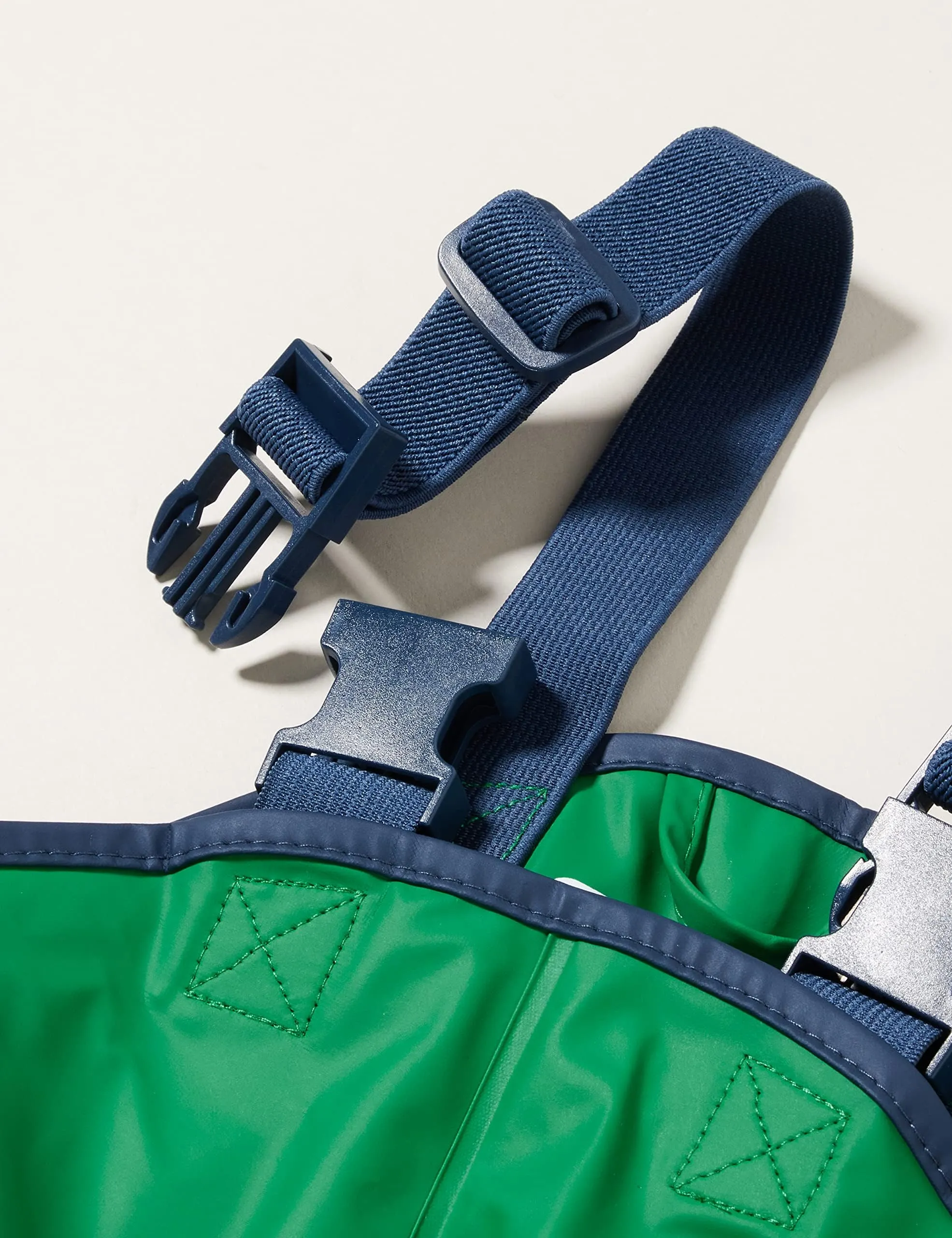 Playshoes Pantaloni Fango Salopette Antipioggia Sfoderati Unisex Bambini e Ragazzi, Verde, 140 - immagine 4