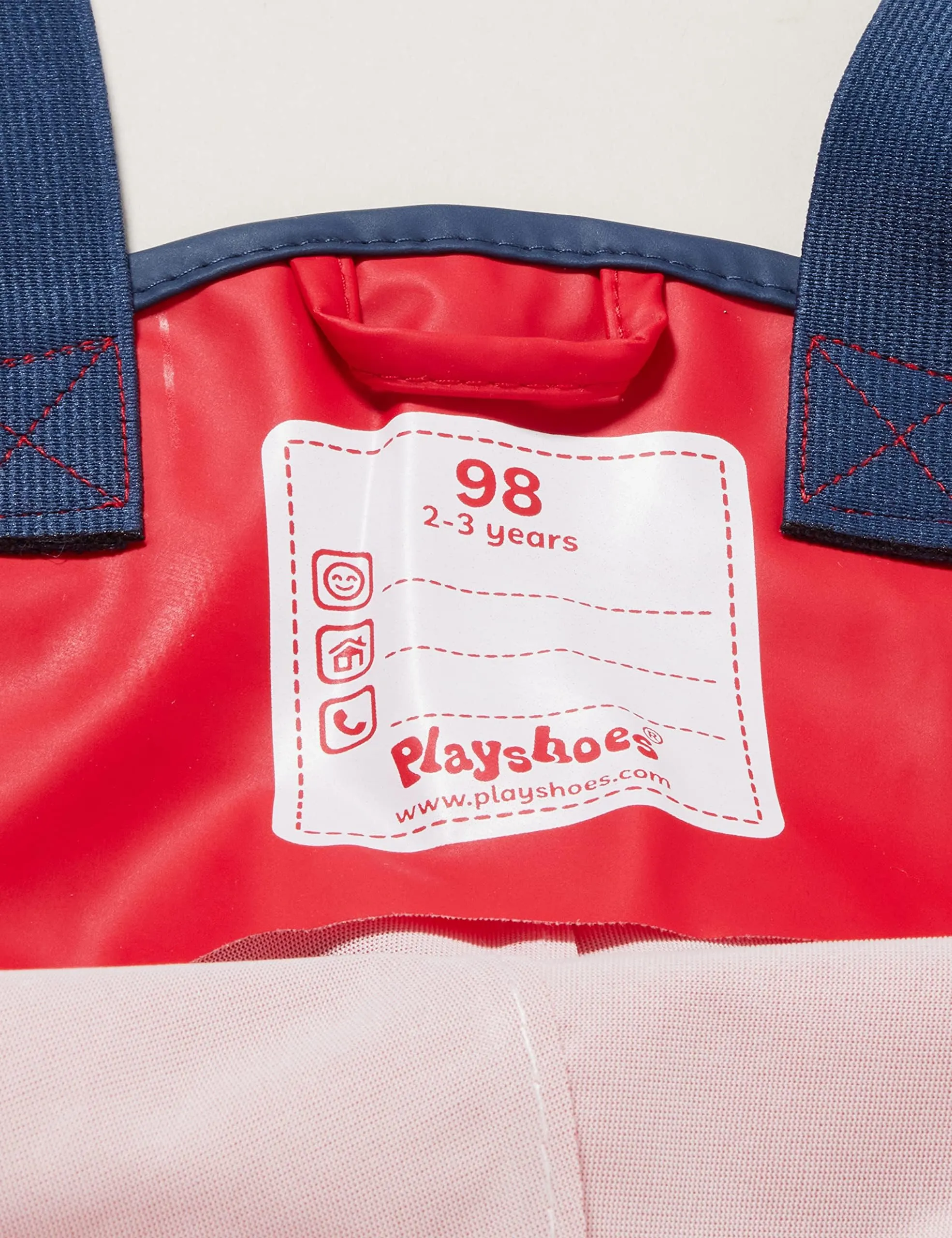 Playshoes Pantaloni Fango Salopette Antipioggia Unisex Bambini e Ragazzi, Rosso, 140 - immagine 7