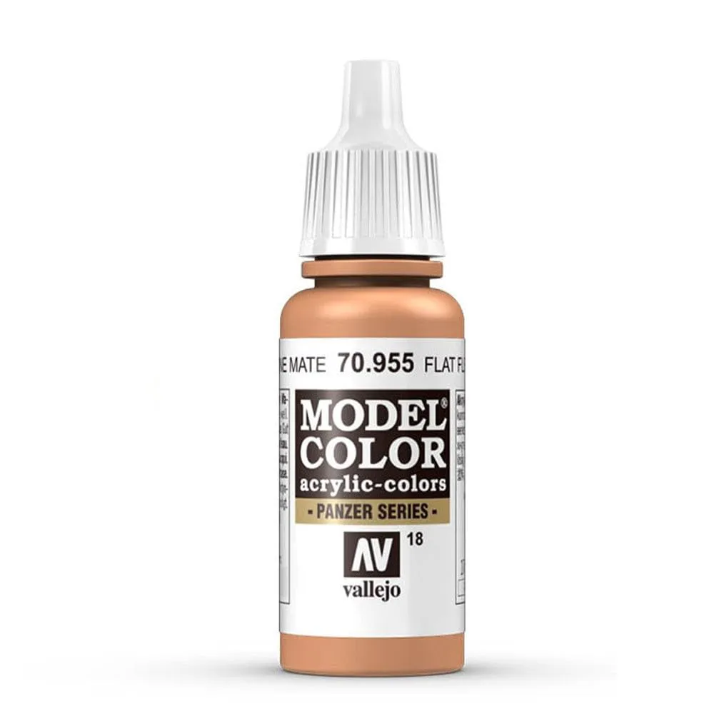 Vallejo 70.955 Model Color Acrylic Paint, Flat Flesh, 17 ml - immagine 2