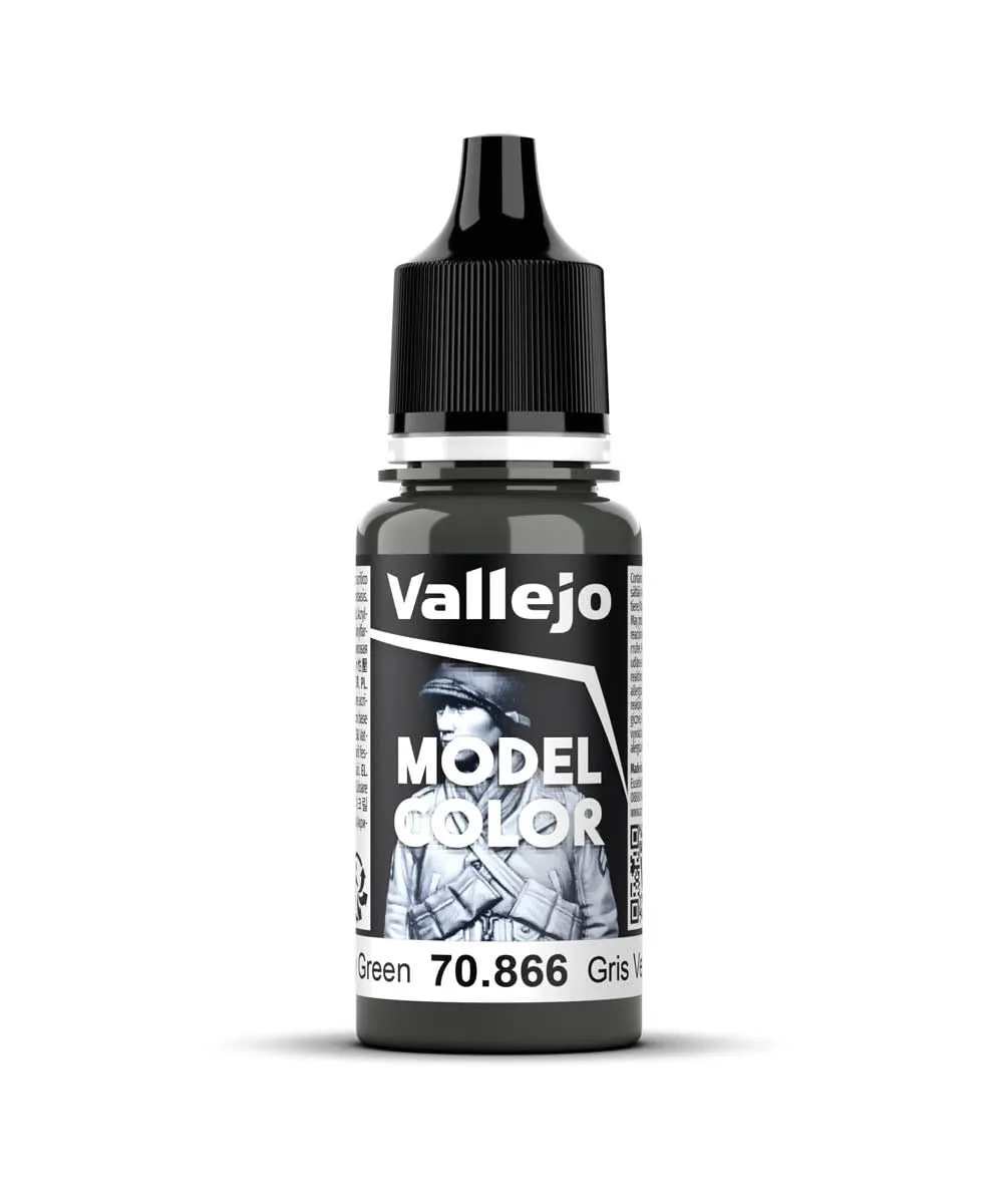 Vallejo 70.866 Model Color Acrylic Paint, Grey Green, 17 ml - immagine 1