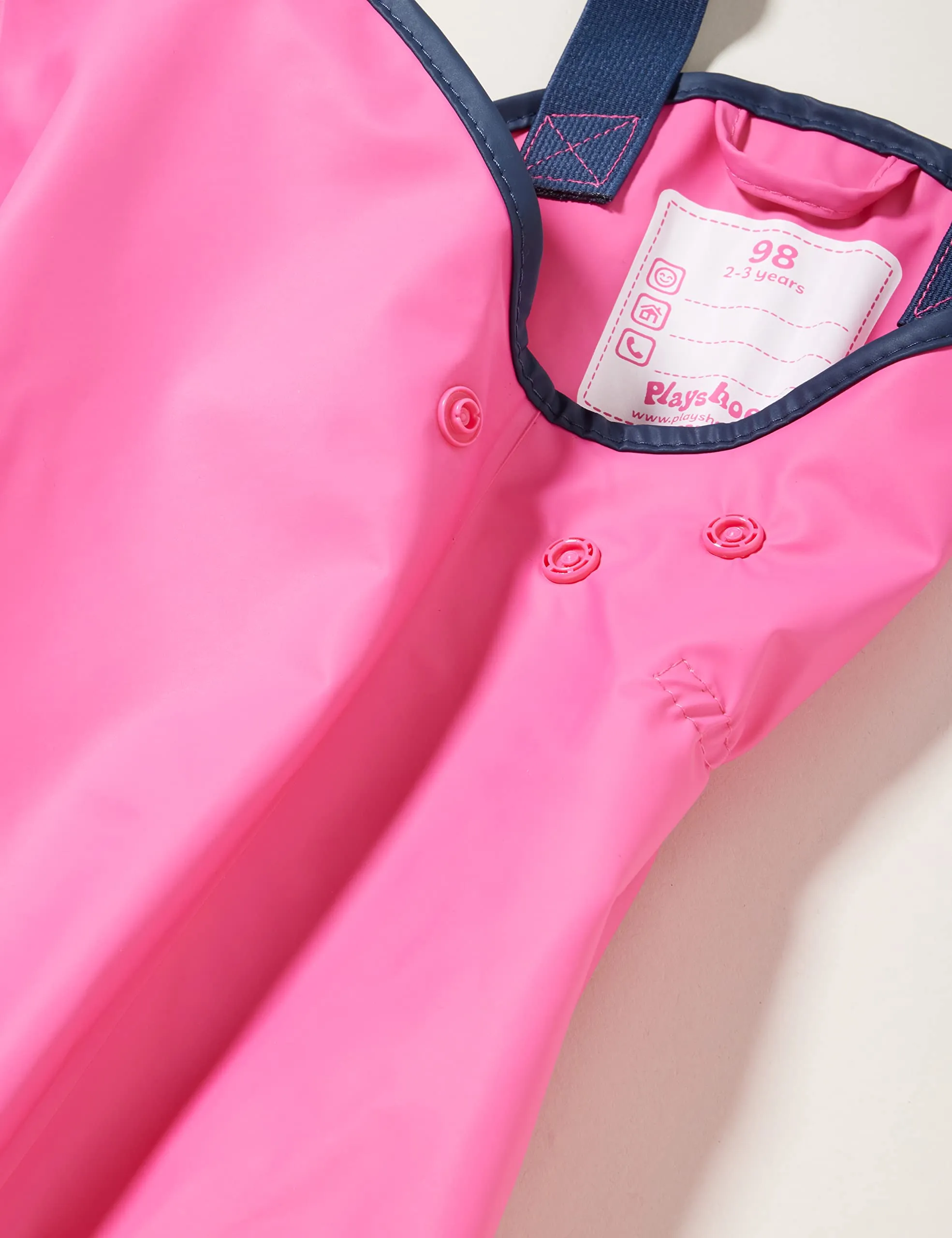 Playshoes Pantaloni Fango Salopette Antipioggia Unisex Bambini e Ragazzi, Rosa, 80 - immagine 9