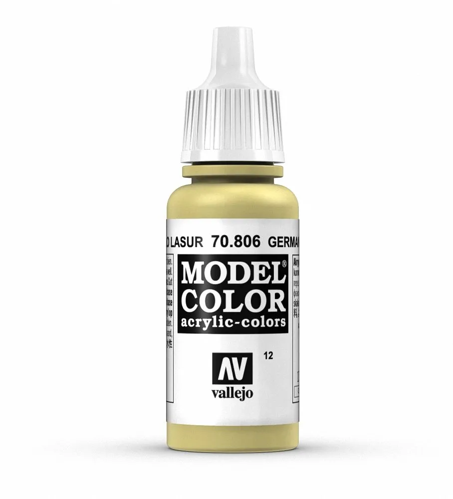 Vallejo 70.806 Acrylic Model Color, German Yellow, 17 ml - immagine 1