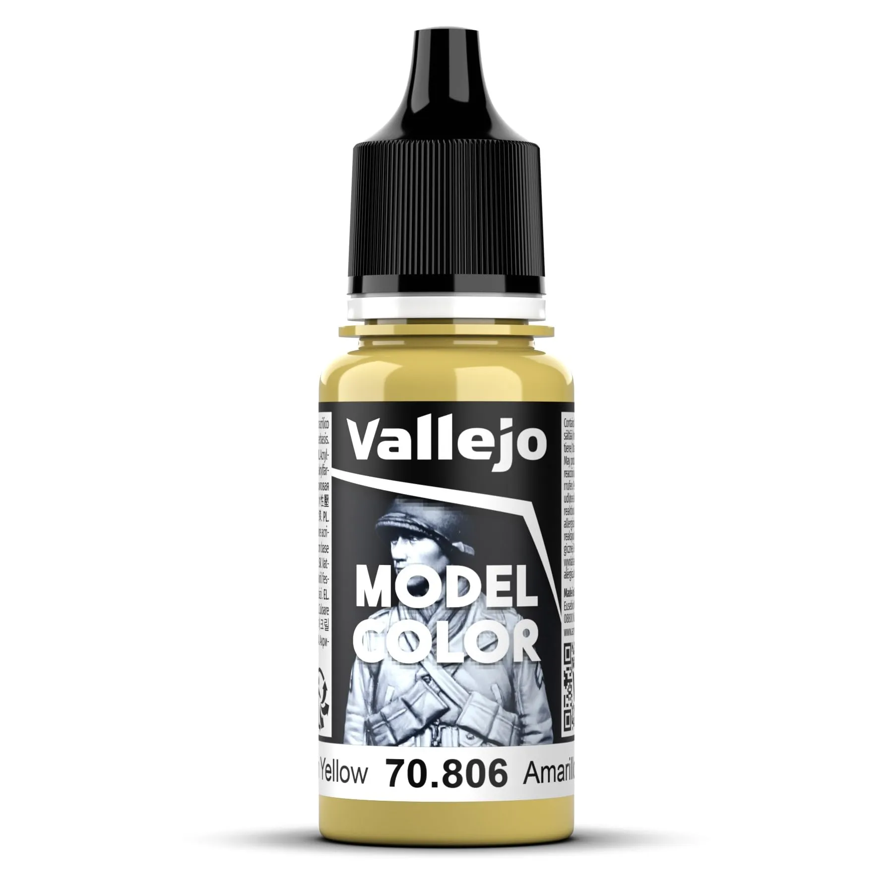 Vallejo 70.806 Acrylic Model Color, German Yellow, 17 ml - immagine 2