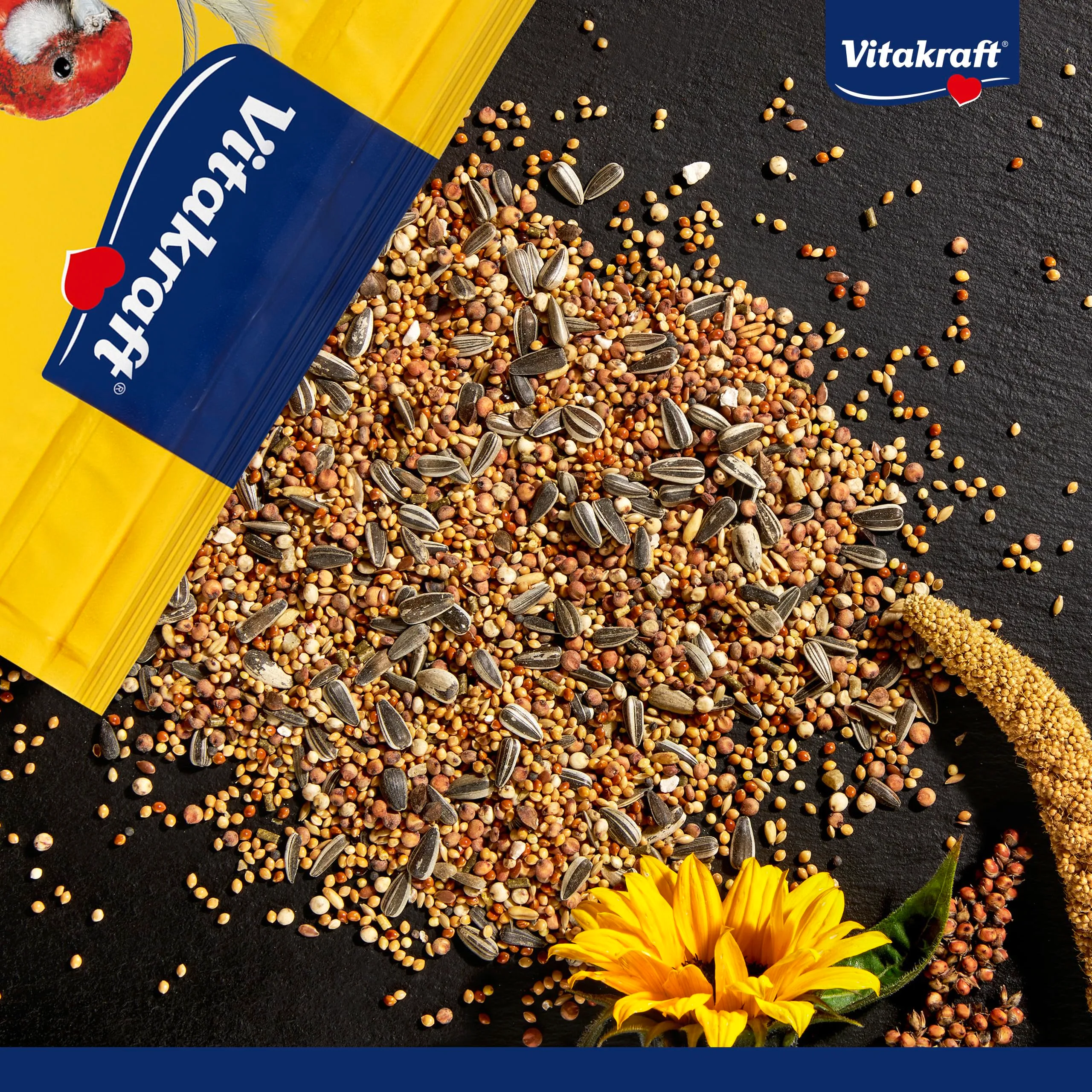 Vitakraft Menü Alimento Completo per Grandi Parrocchetti con Cereali e Noci, 3kg - immagine 2