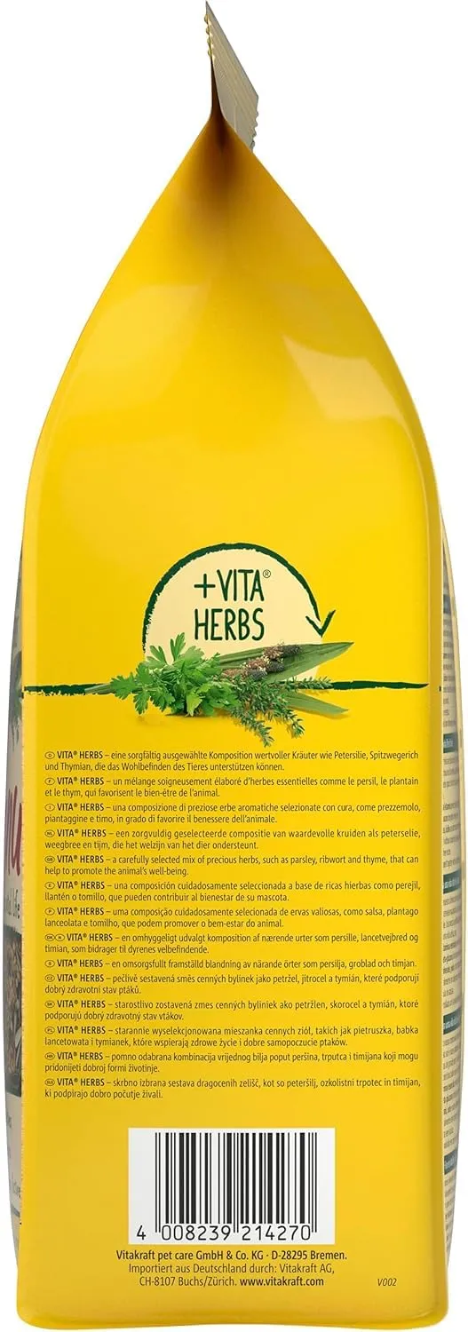 Vitakraft Menü Alimento Completo per Grandi Parrocchetti con Cereali e Noci, 3kg - immagine 4