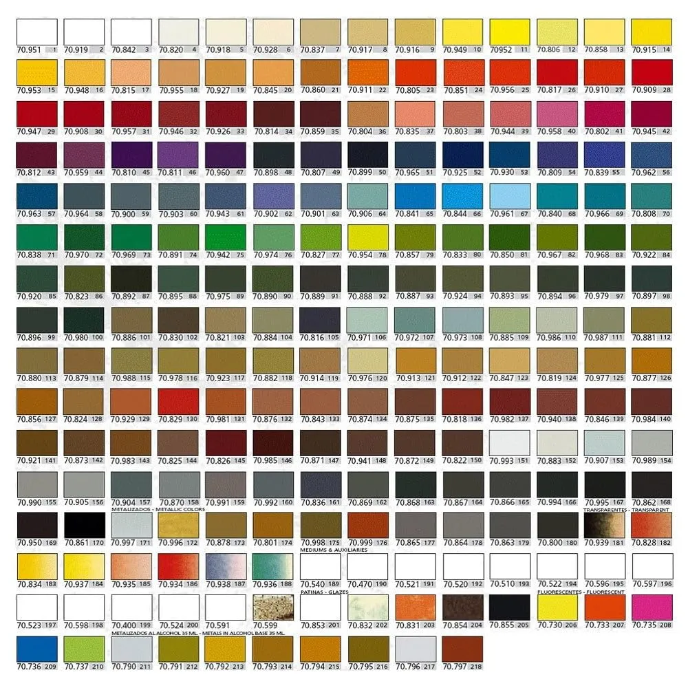 Vallejo 70.981 Acrylic Matte Color, Orange Brown, 17 ml - immagine 4
