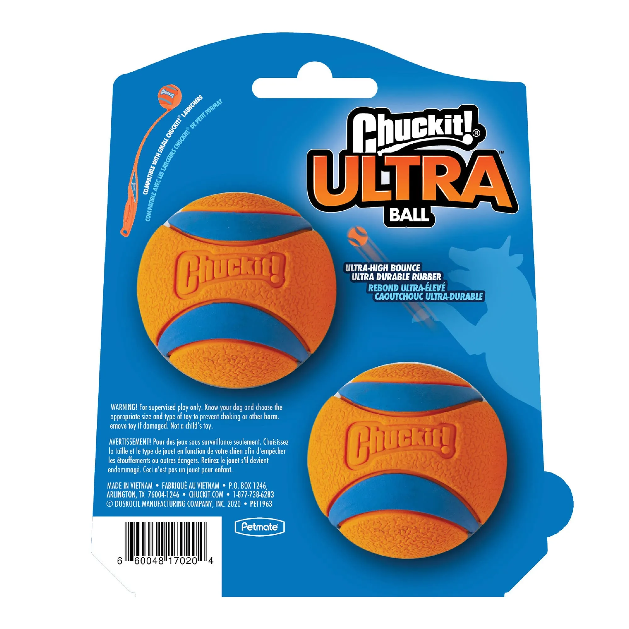 Chuckit! Ultra Ball CH17020, Small, 2-Pack - immagine 2