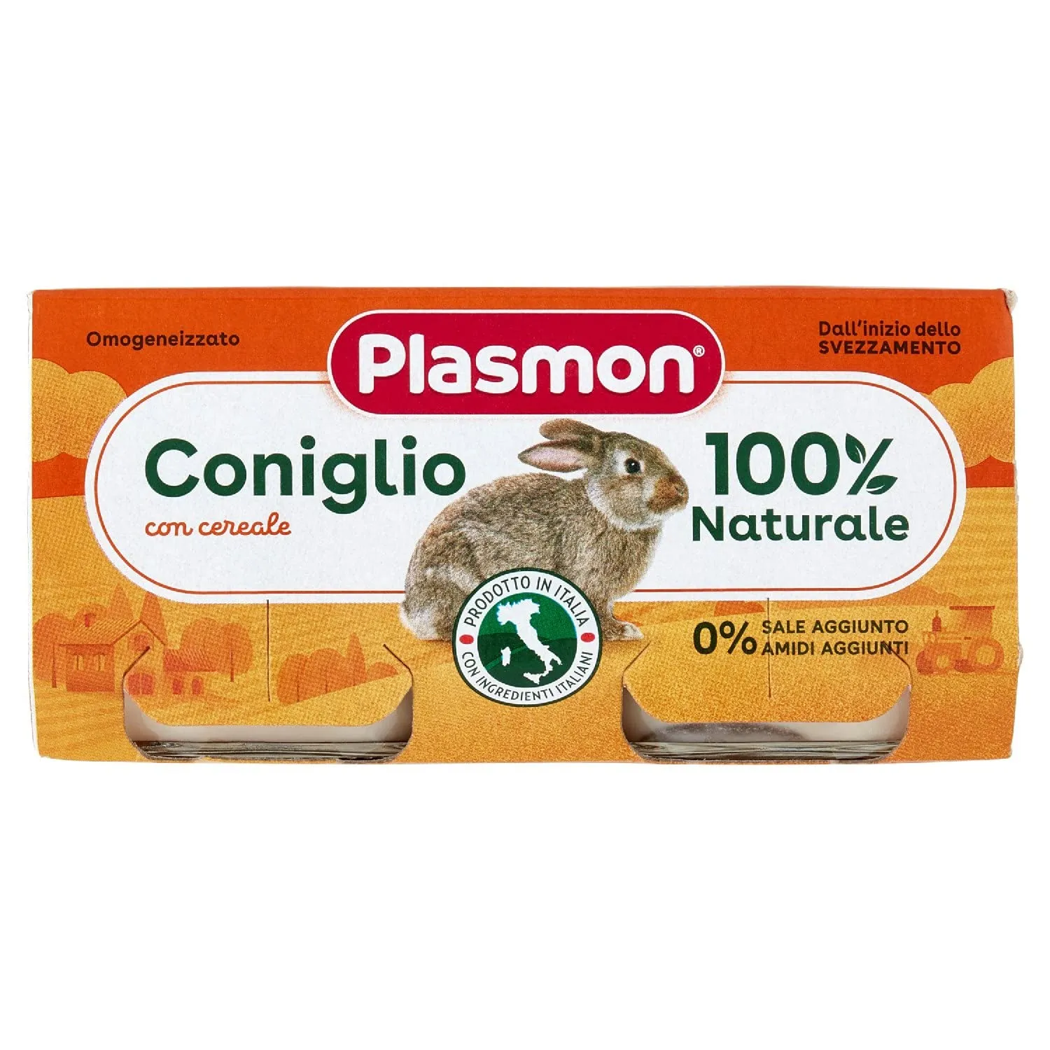 Plasmon Omogeneizzato Coniglio 2x80g - immagine 2